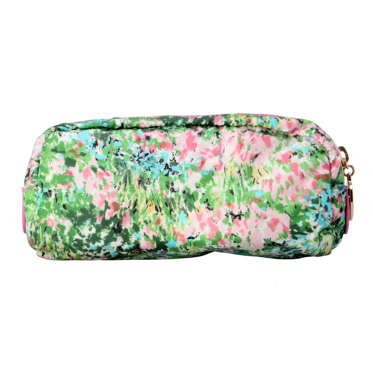 Red Valentino Women`s Multi-color Canvas Floral Print Cosmetic Bag