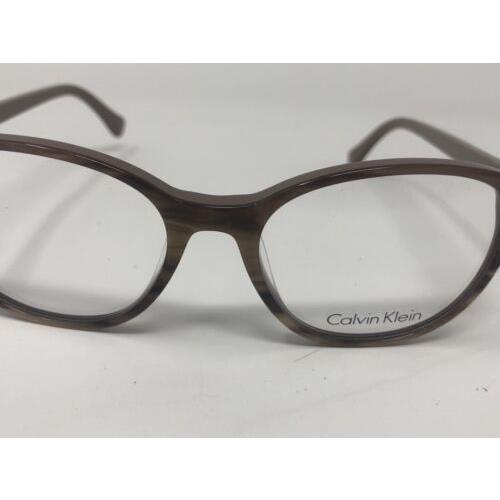 Calvin Klein eyeglasses  - Frame: Brown 2