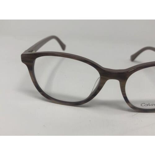 Calvin Klein eyeglasses  - Frame: Brown 3