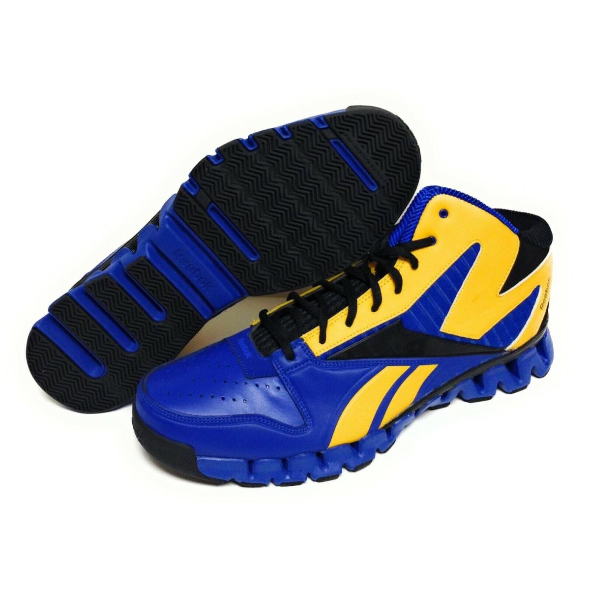 Mens Reebok Zig Nano Pro Fury V44519 Blue Sample Basketball Sneakers Shoes - Blue, Manufacturer: Royal Blue