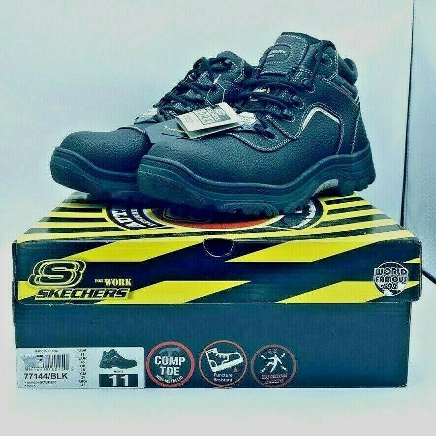 Skechers Work Shoe Men s Size US 11 Composite Toe EH Puncture Oil Resistant