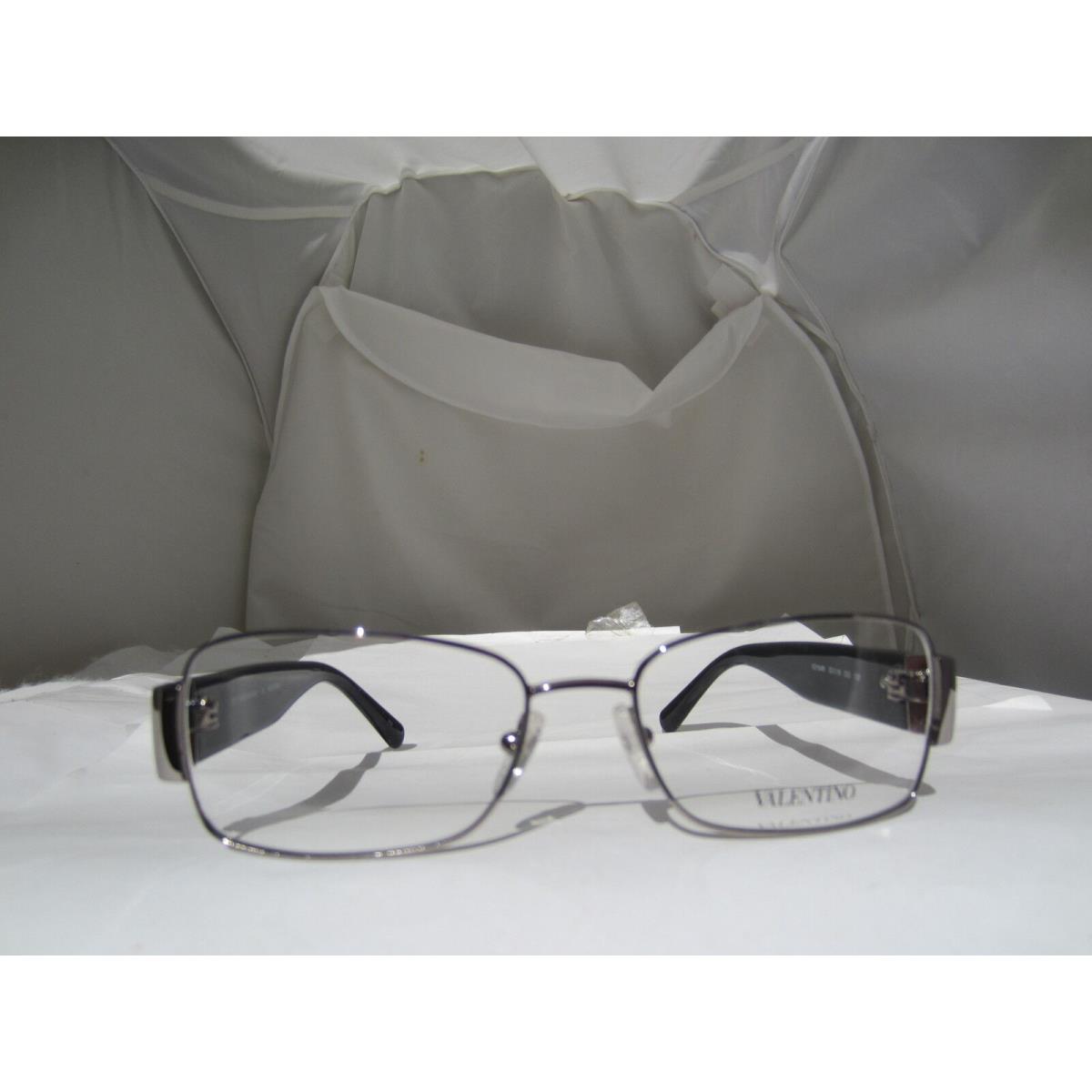 Valentino V 2104 R 033 Eyeglasses Black Rhinestone