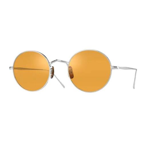 Oliver Peoples 0OV1293ST G. PONTI-3 5254N9 Brushed Chrome Polarized Sunglasses