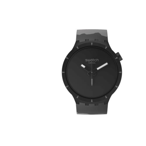 Swatch Big Bold Bioceramic Colours of Nature Basalt Watch with Box ...