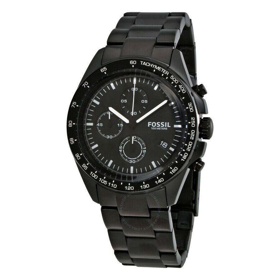 Fossil Sport 54 Chronograph Black All Mens Watch CH3028