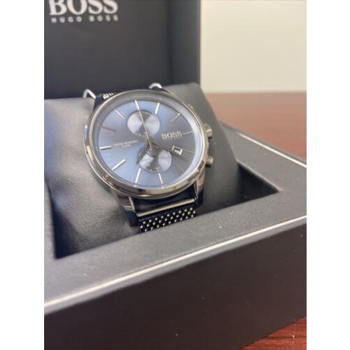 hugo boss navigator watch blue