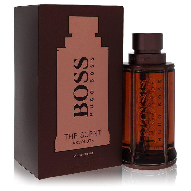 Boss The Scent Absolute by Hugo Boss Eau De Parfum Spray 3.3 oz For Men