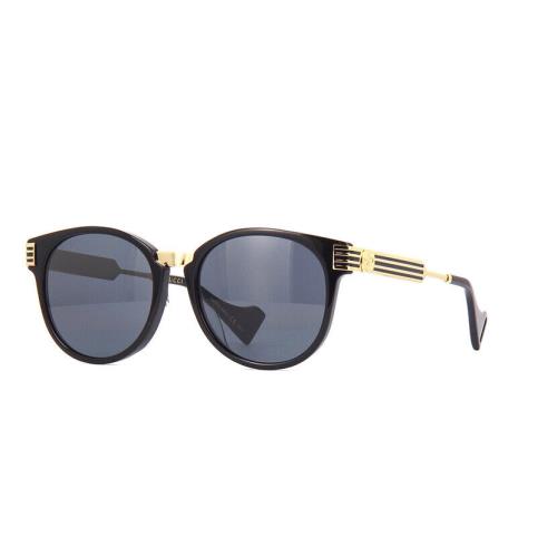Gucci Men`s Sunglasses GG0586SA 001 Black Gold Grey Lens 55mm