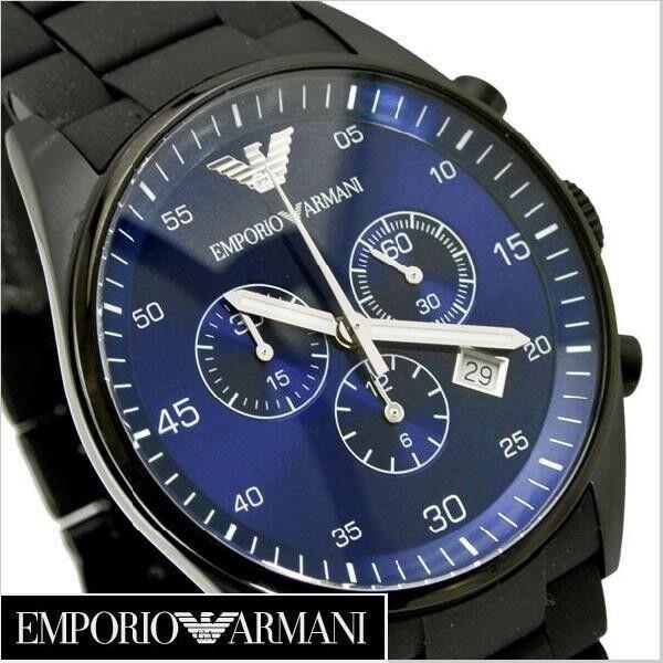 Emporio Armani Sport AR5921 Blue Dial Men`s Watch