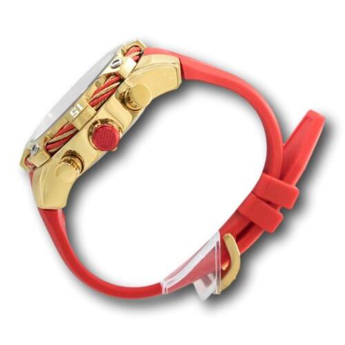 Invicta watch Bolt - Gold Dial, Red Band, Gold Bezel