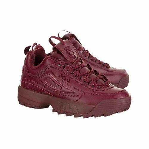 maroon fila boots