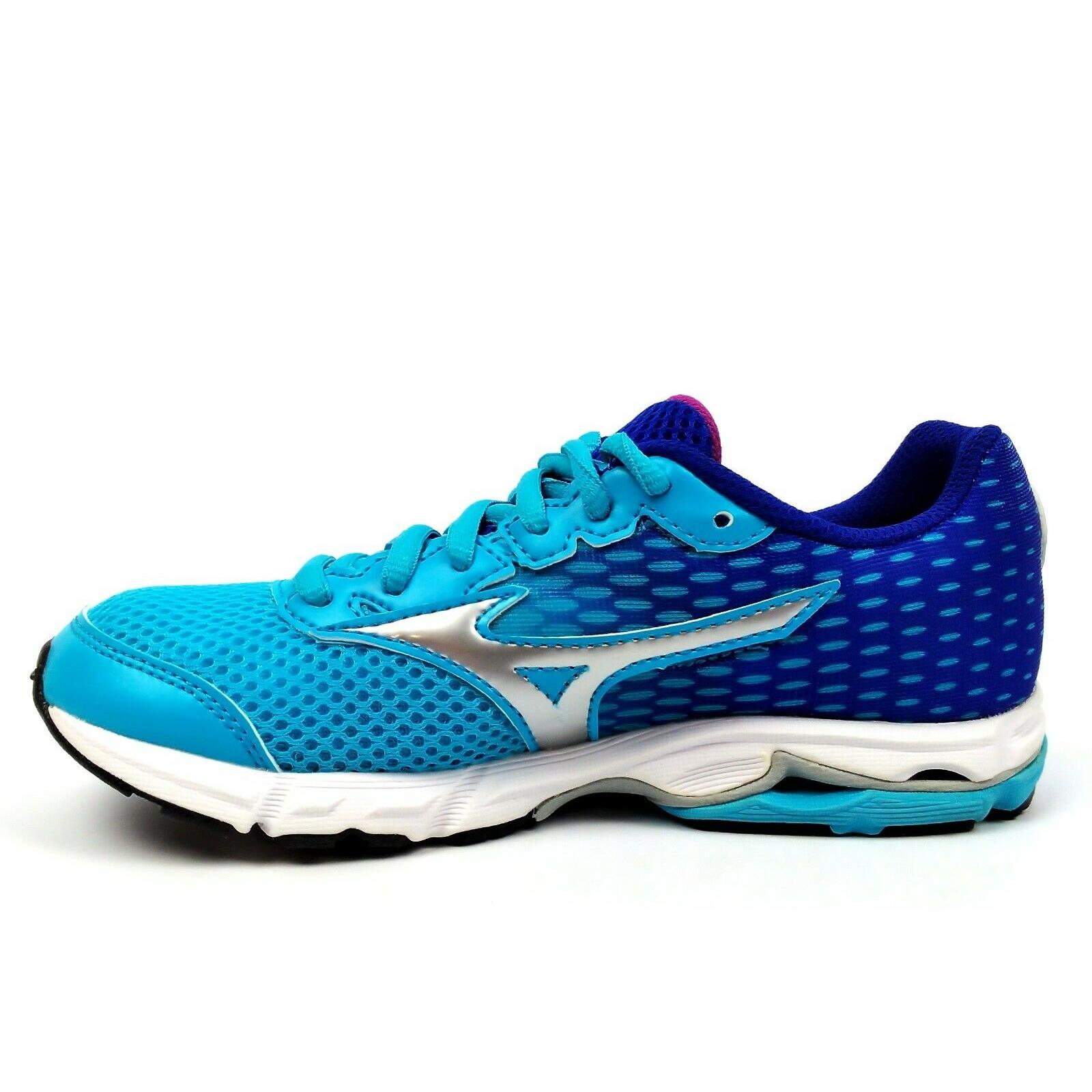 Abuse Hen Laboratory Mizuno Youth Kids Wave Rider 18 Running Shoes Blue White Maroon Size 2.5 |  041969514702 - Mizuno shoes Shoes - White | SporTipTop