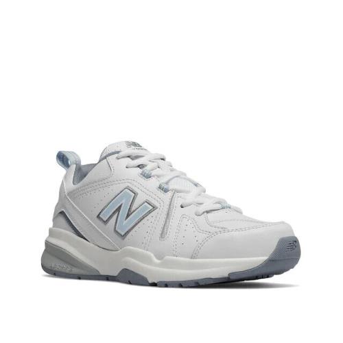 Women`s Balance 608v5 White Grey Blue Training Running Shoes Sizes 6-11