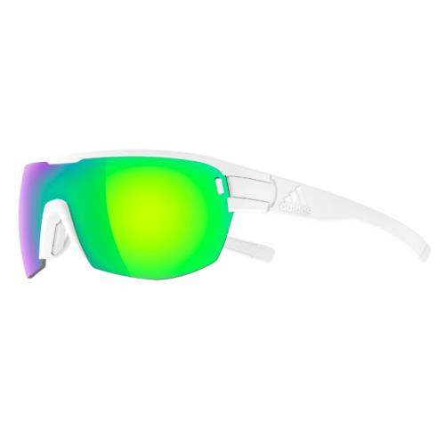 Adidas Zonyk Aero Midcut AD1275 1600 Large White Matte/green Sunglasses