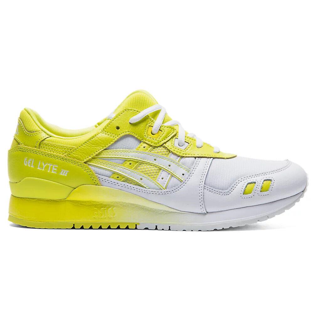 Asics Gel-lyte Iii Casual Shoes White/yellow 1191A224 100 M Sizes