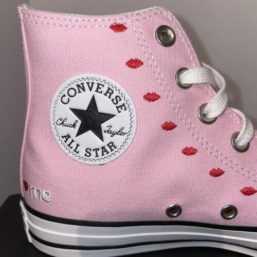 womens pink converse size 8