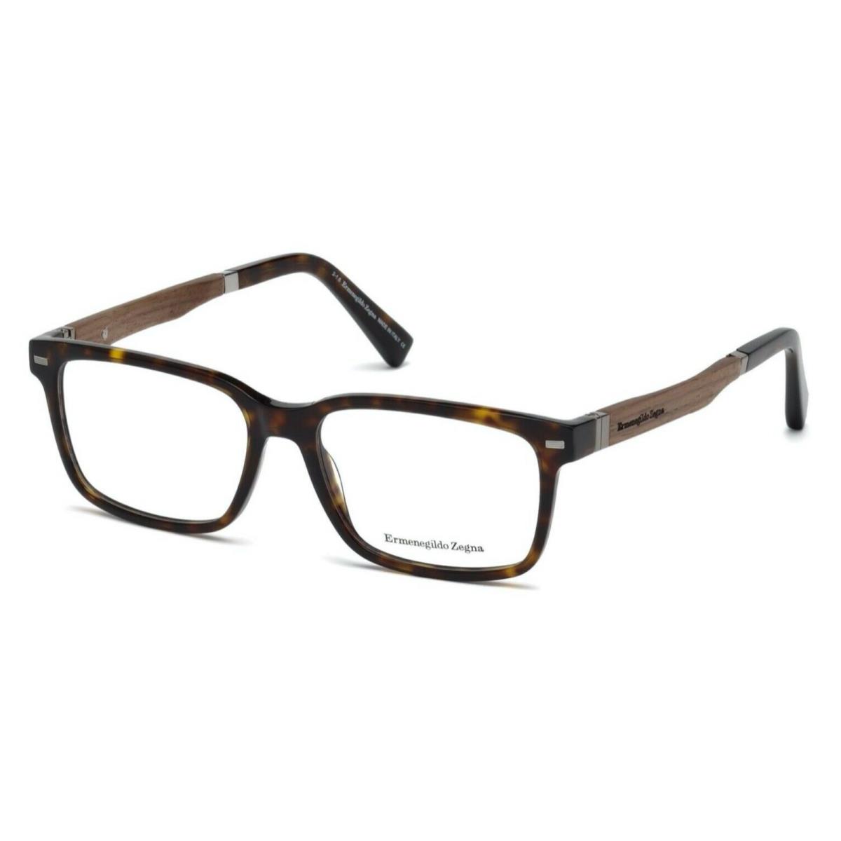 Ermenegildo Zegna Eyeglasses EZ 5078 052 55-16 Tortoise Wood Frames