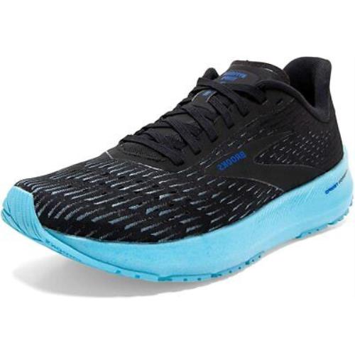 Brooks Women`s Hyperion Tempo Running Shoes Black/blue 7 B M US