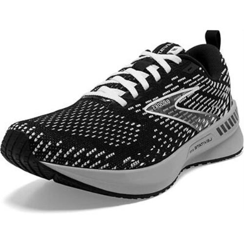 Brooks Women`s Levitate Gts 5 Running Shoes Black/grey/white 10 B M US