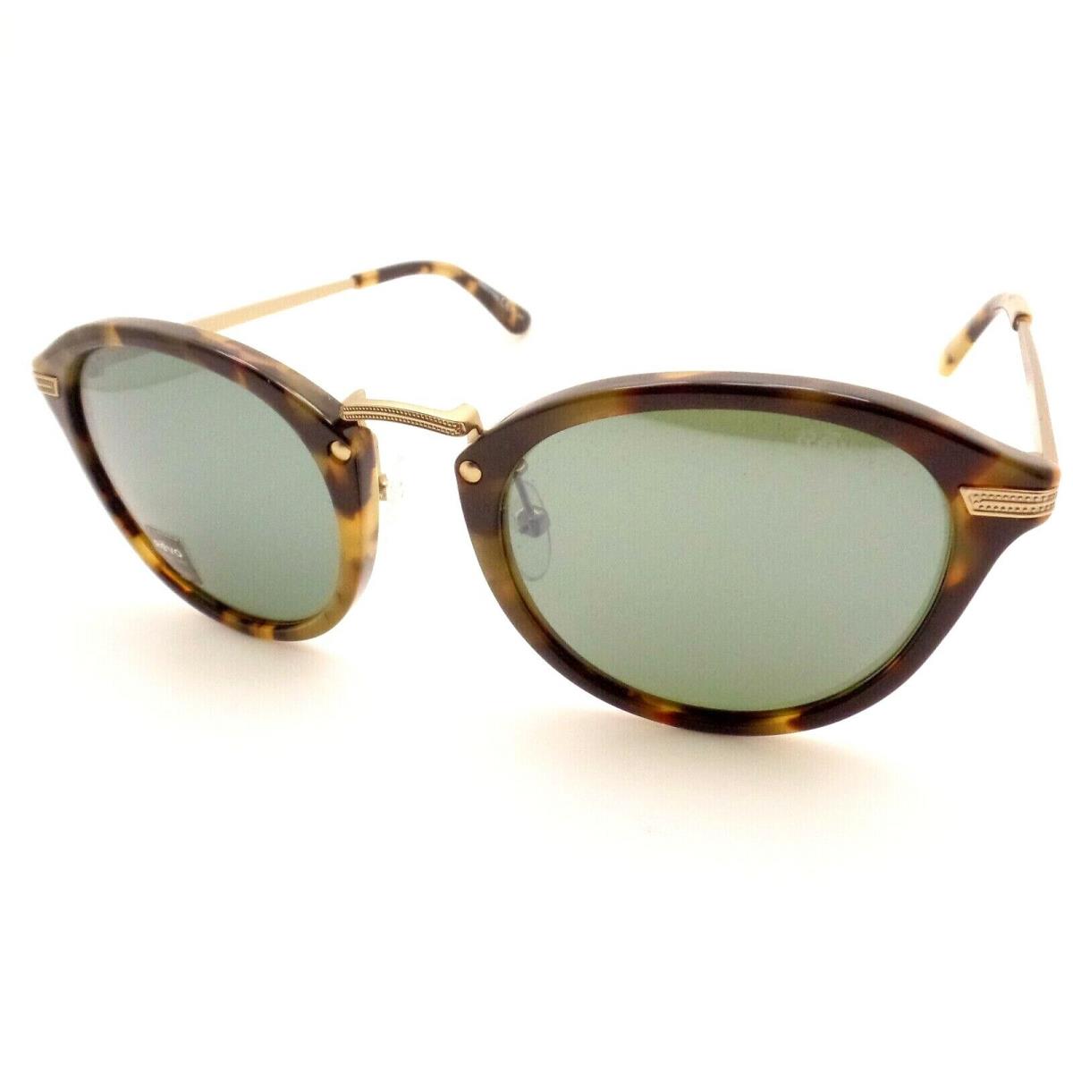 Revo sunglasses Quinn - Tokyo Tort Gold Filigree Frame, Smoky Green Lens