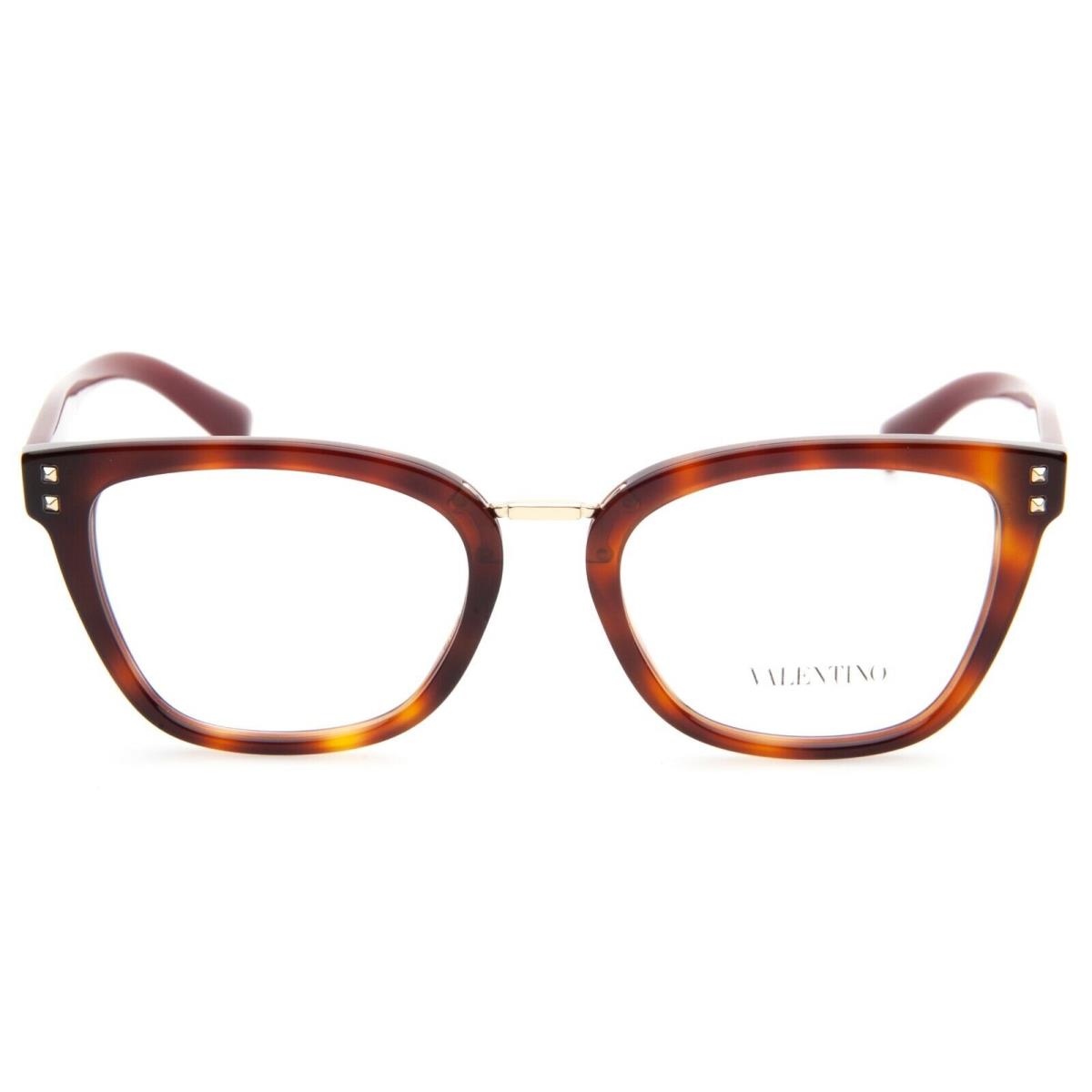 Valentino VA 3026 5011 Light Havana /red Eyeglasses 50-19-140 B39mm Italy