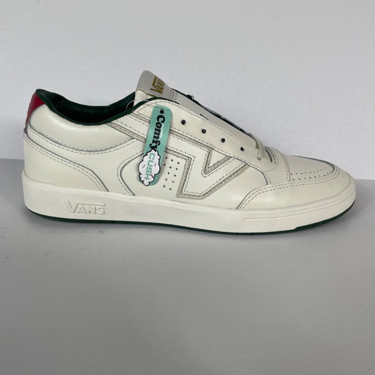 Vans Shoes Mens 8 Lowland CC Premium Marshmallow Green Bottom Skating Sneakers