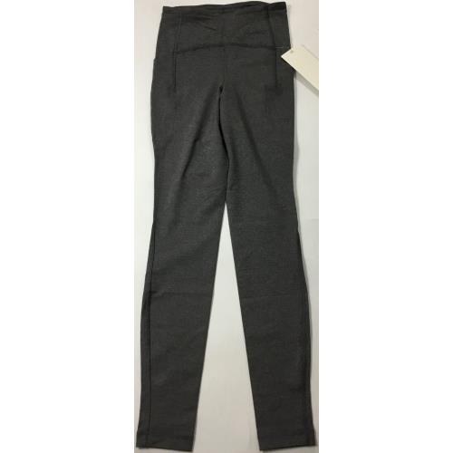 Lululemon Swift Speed HR Tight 28 Luxtreme LW5CY2S Hblk Gray Size 4