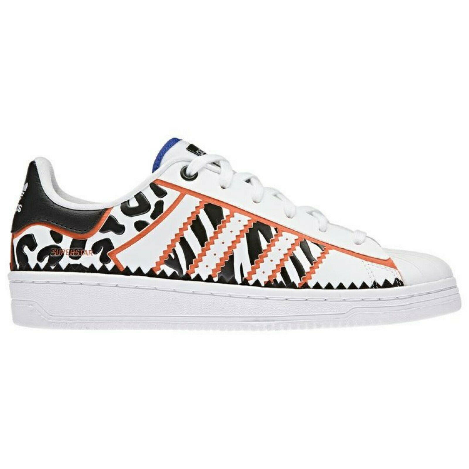 Adidas shoes Originals Superstar - White , White/Black/Orange Manufacturer 9