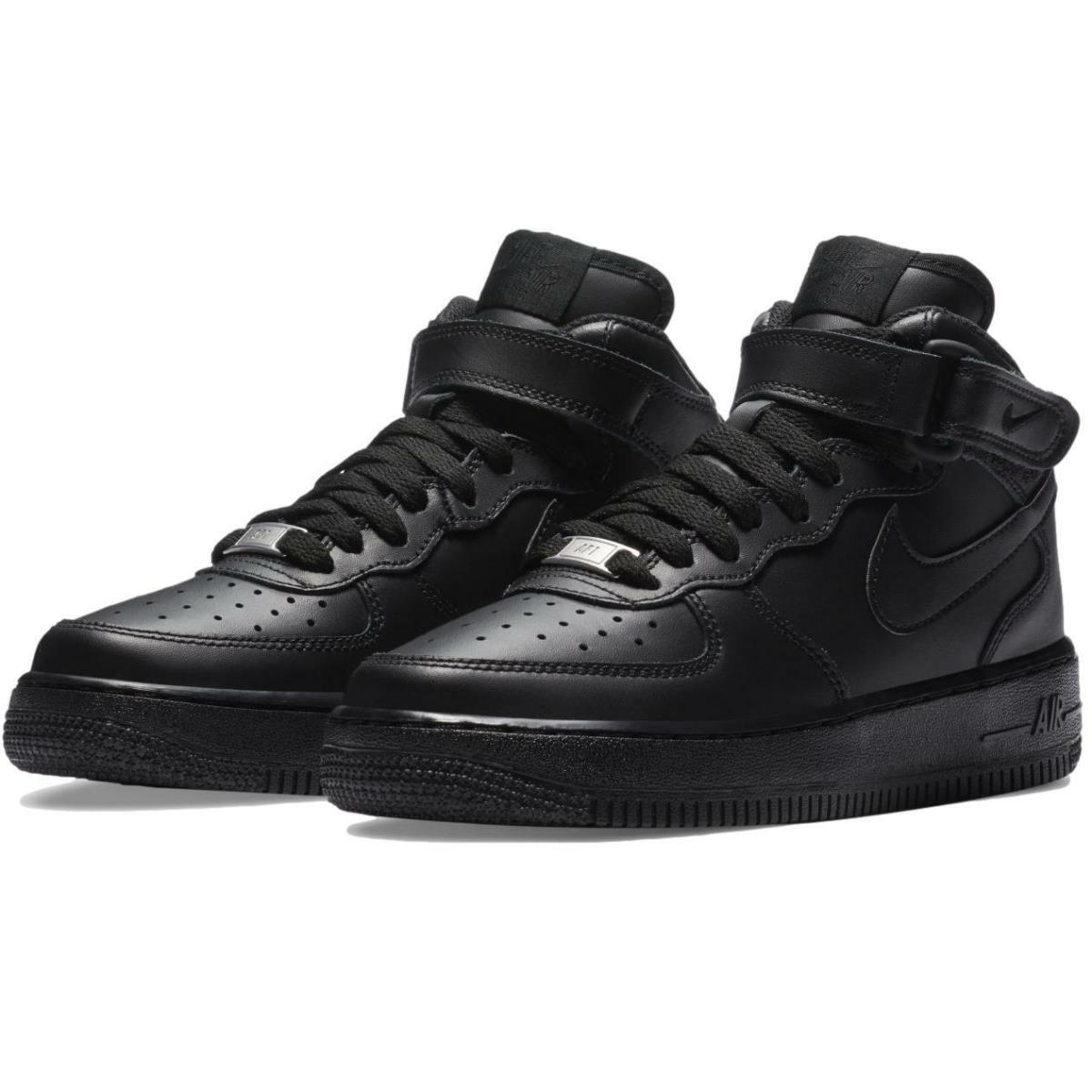 Nike Air Force 1 Mid GS `black` Youth Shoes Sneakers 314195-004