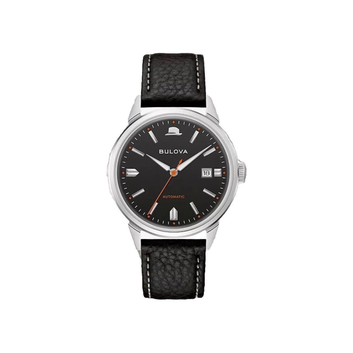 Bulova Summer Wind Frank Sinatra Automatic Black Dial Men`s Watch 96B381