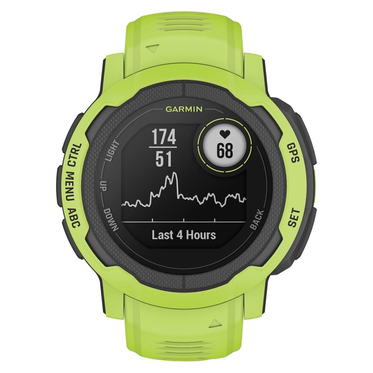 Garmin 010-02626-11 Instinct 2 Gps Smartwatch/fitness Tracker Electric Lime