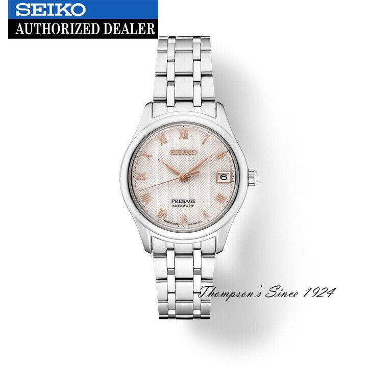 Seiko Presage Stainless Steel Bracelet Automatic Women`s Watch SRPF47