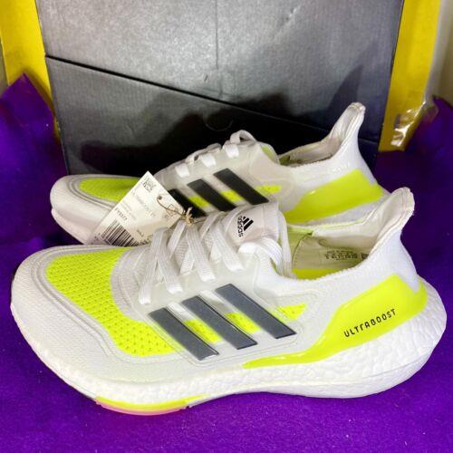 Adidas Men`s Ultraboost 21 Running Shoe FY0377 Size: 5 Women s 6.5