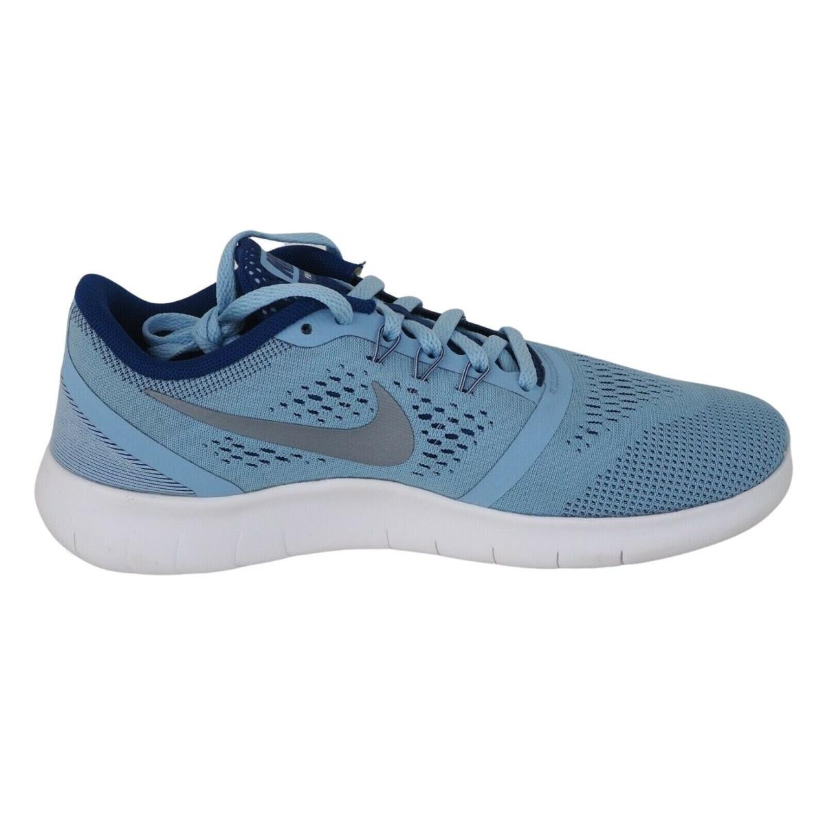 blue nike mesh shoes