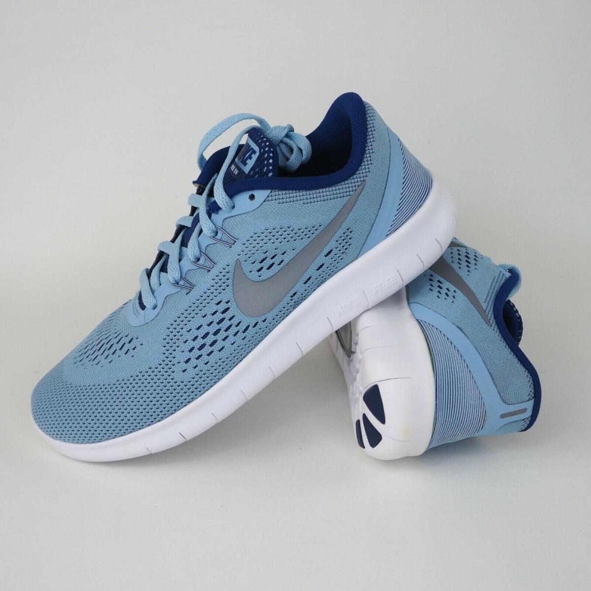 nike blue mesh shoes