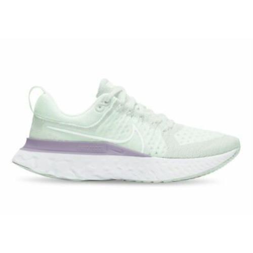 Nike Women`s React Infinity Run FK 2 Running Shoe Silver/lilac 10 B M US