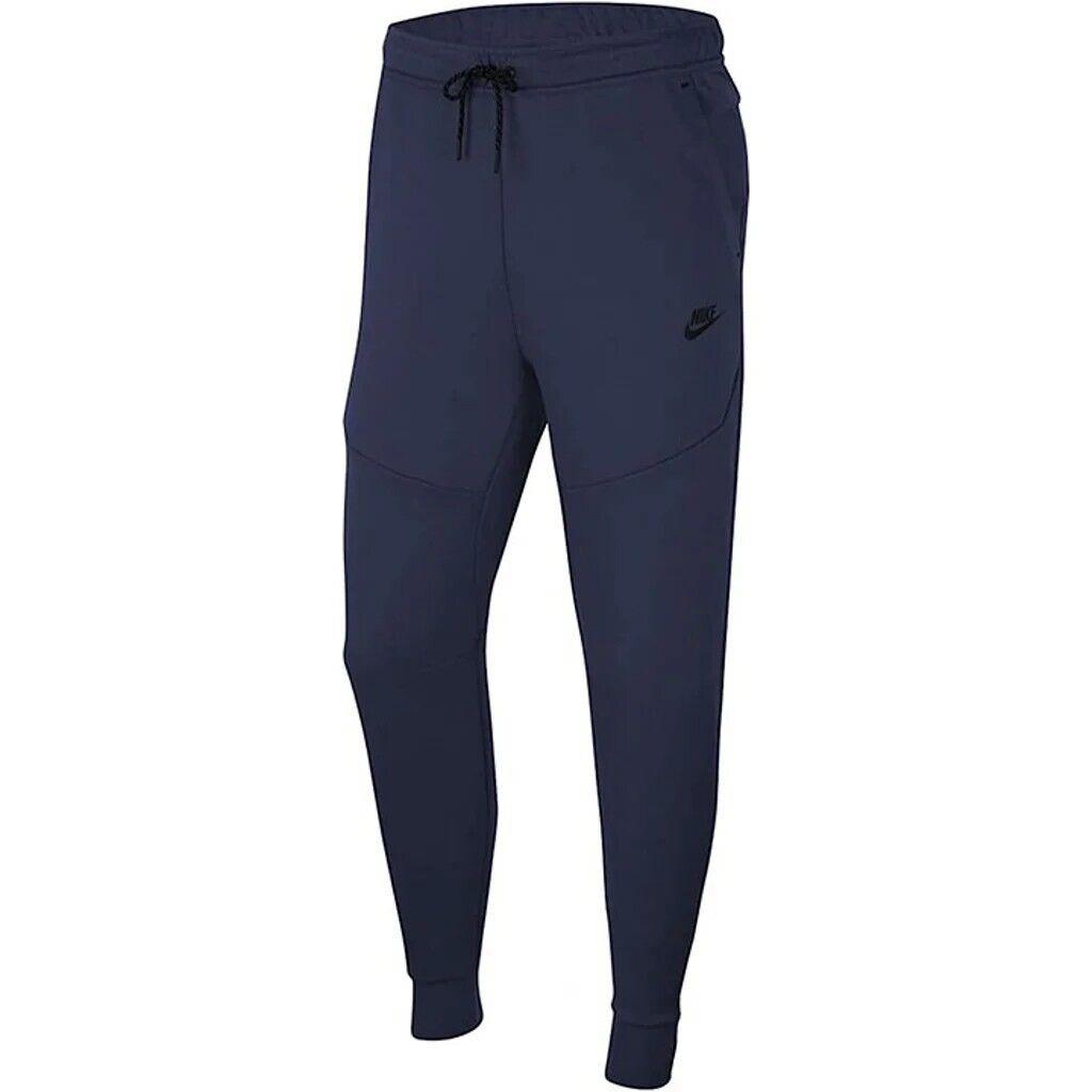 Nike Men`s Sportswear Tech Fleece Jogger Pants Navy Black Size L