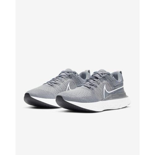 nike react infinity run flyknit 2 particle grey