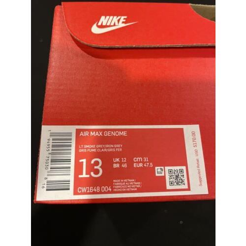 Nike shoes Air Max Genome - Smoke Grey / Iron Grey / Bright Mango 1