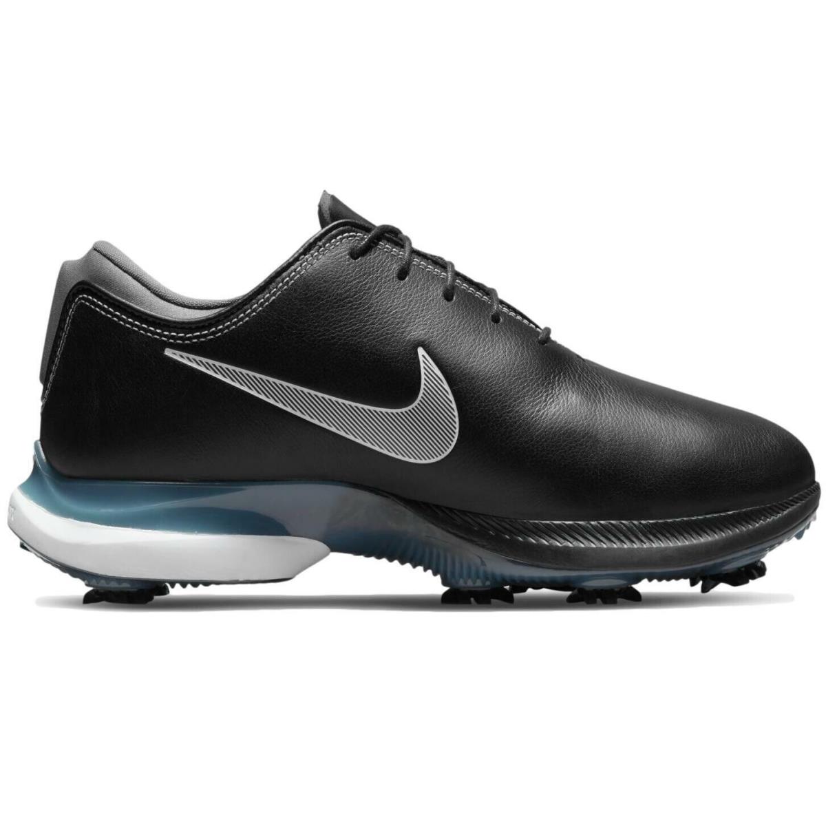 Size 8 Nike Men`s Air Zoom Victory Tour 2 `black Metallic Pewter` Golf Shoes - Black