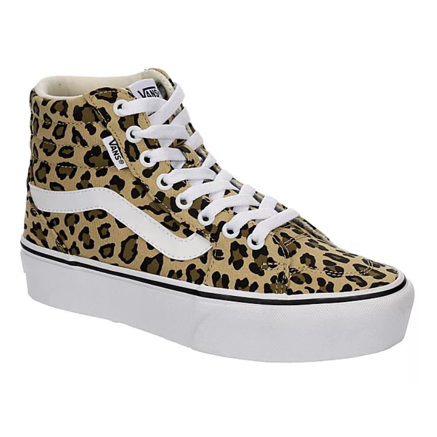vans high tops leopard print