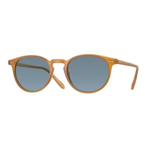 Oliver Peoples 0OV5004SU Riley Sun 169956 Semi Matte Amber Tortoise Sunglasses