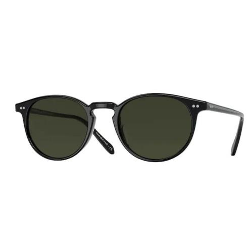 Oliver Peoples 0OV5004SU Riley Sun 1005P1 Black Polarized Unisex Sunglasses