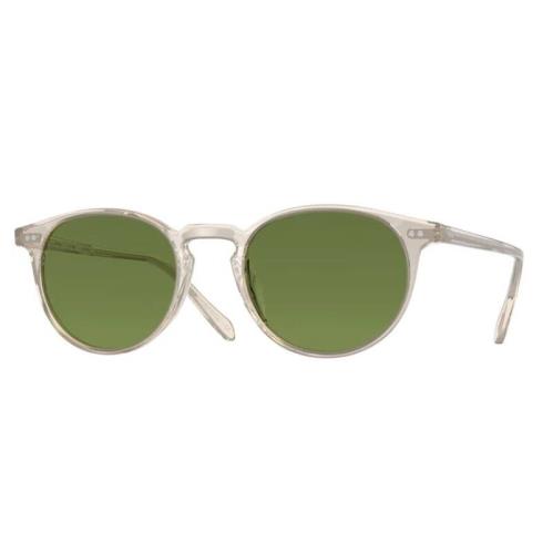 Oliver Peoples 0OV5004SU Riley Sun 109452 Buff Polarized Round Unisex Sunglasses