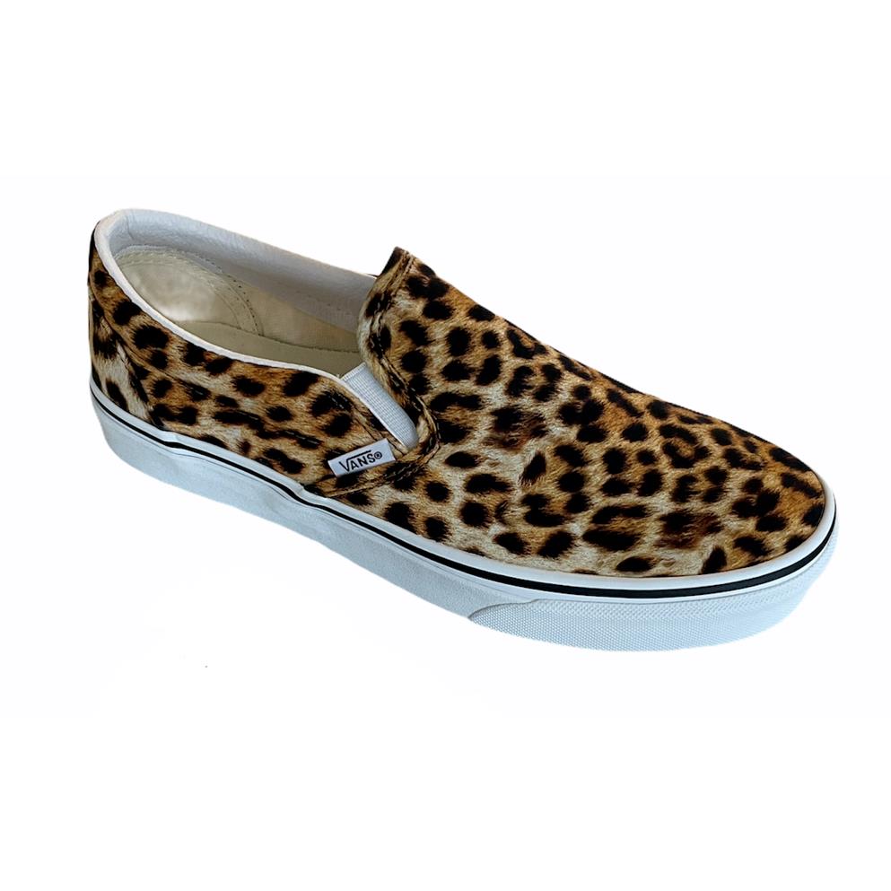 leopard vans size 9