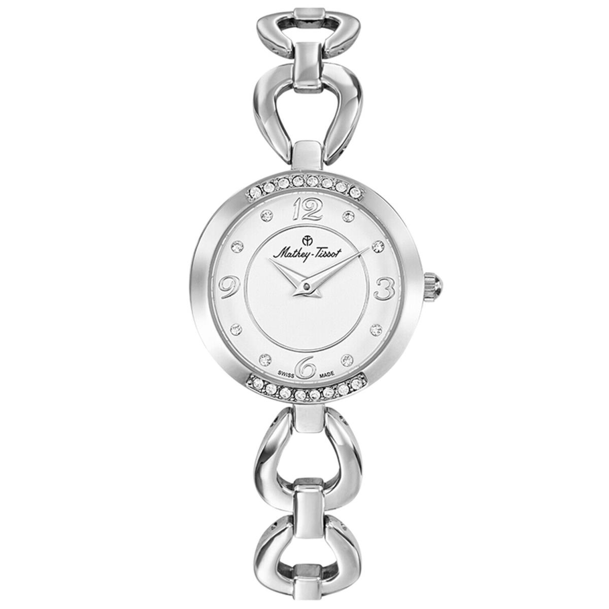 Mathey Tissot Women`s Fleury 1496 White Dial Watch - D1496AI