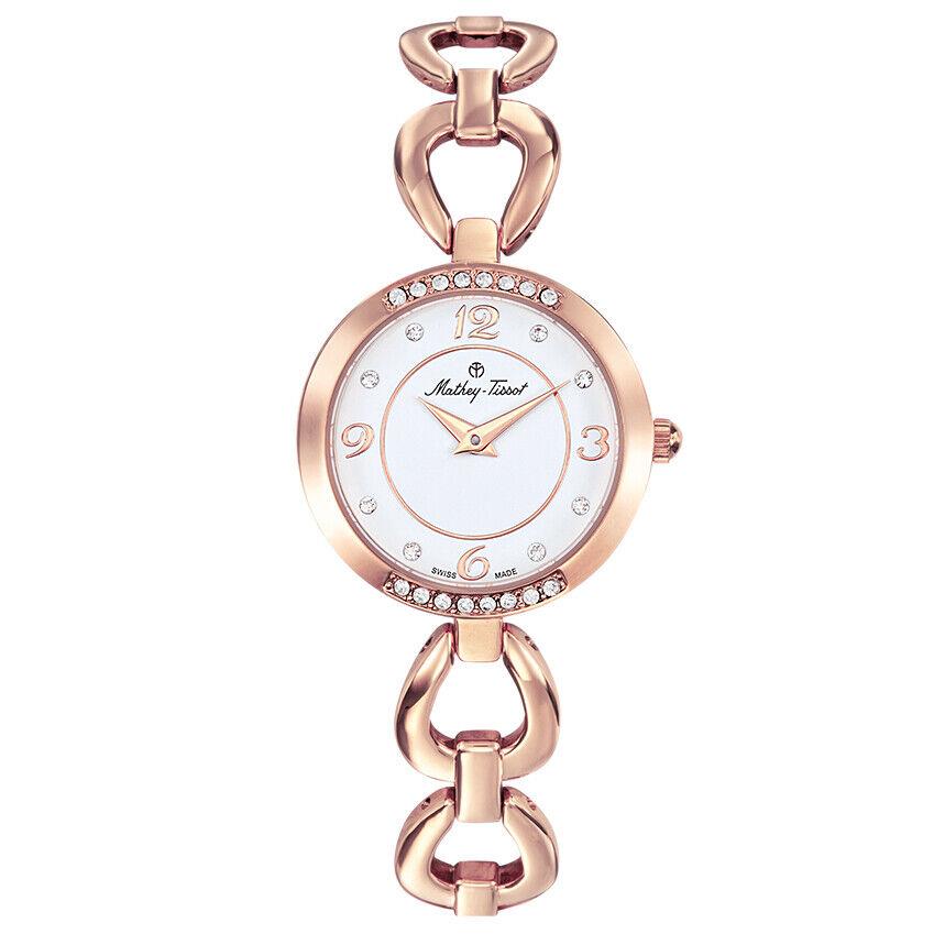 Mathey Tissot Women`s Fleury 1496 White Dial Watch - D1496PI