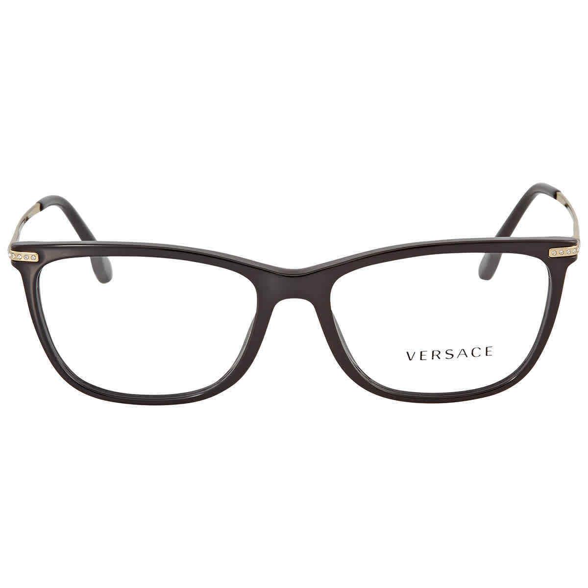 Versace Demo Square Ladies Eyeglasses VE3274B GB1 54 VE3274B GB1 54