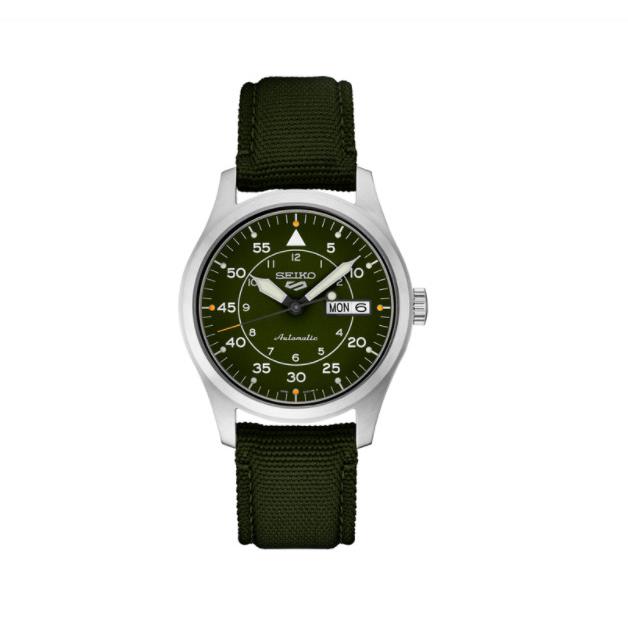 Seiko 5 Sports Automatic Field Green Dial Strap Analog Men`s SRPH29 Watch