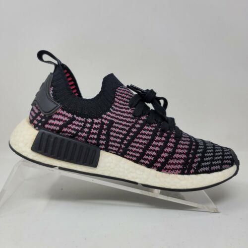 adidas originals nmd sneakers in black and pink